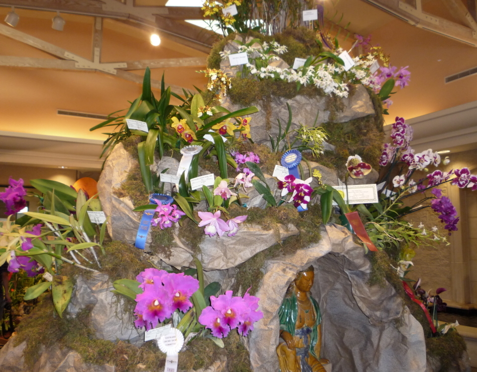 Photo of OSSC's 2008 Southland Orchid Show display